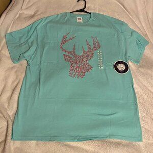 Realtree Deer head screen printed tee